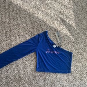 Daisy Street one sleeve top